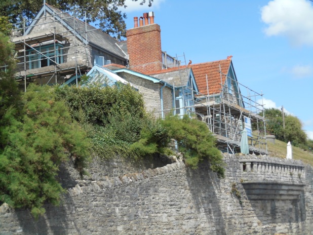  Cliff Cottage - not looking quite so great under scaffolding